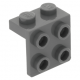LEGO fordító elem 1 x 2 - 2 x 2, sötétszürke (44728)